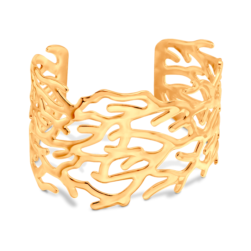 Coral Cuff Bracelet - Milas Jewels Shop