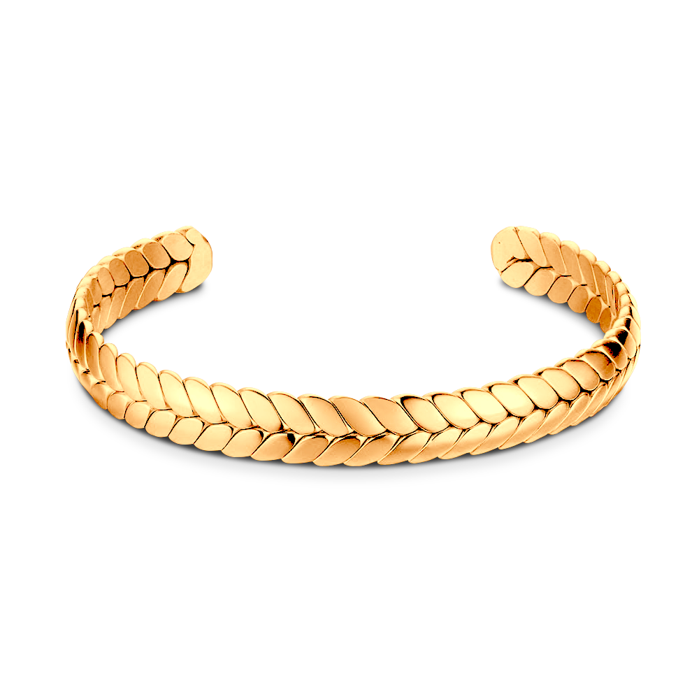 Woven Cuff Bracelet - Milas Jewels Shop