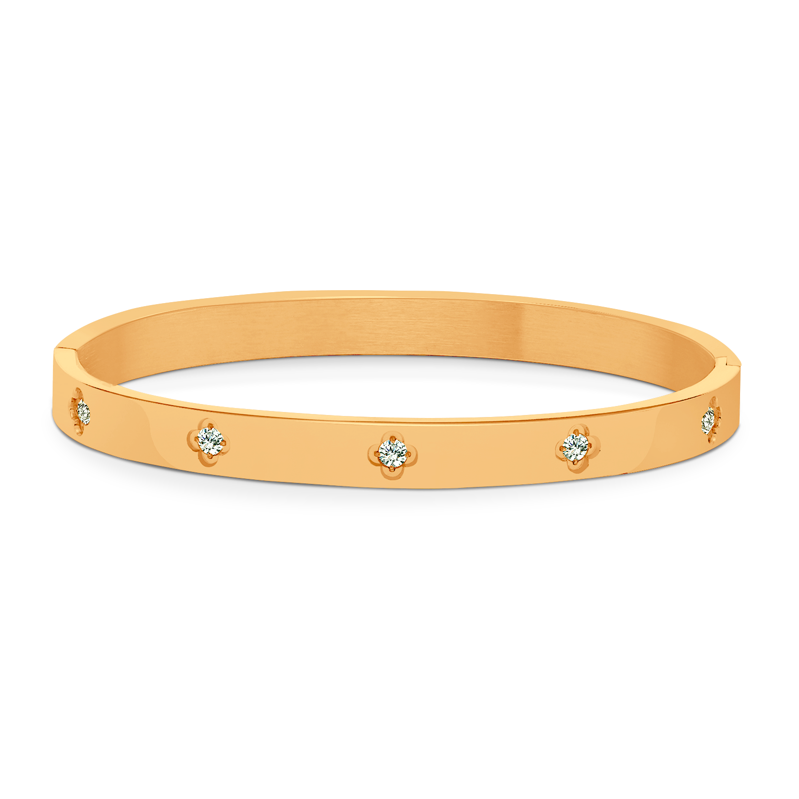 Camellia Cuff Bracelet - Milas Jewels Shop