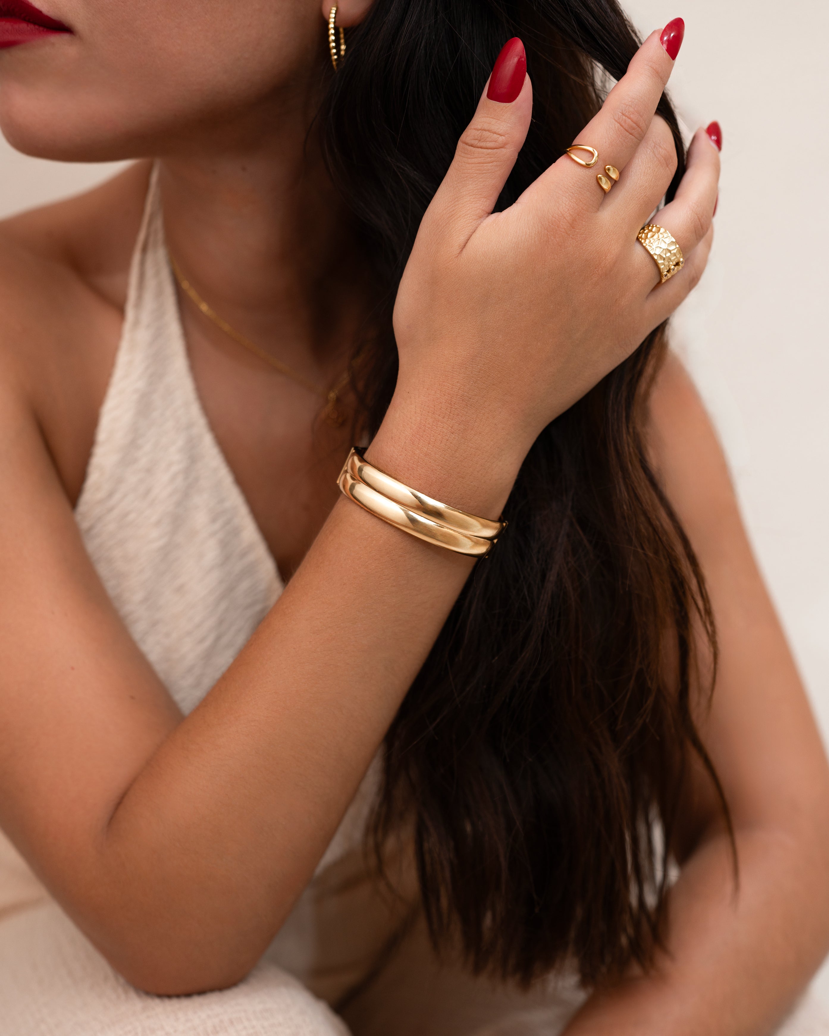 Letizia Cuff Bracelet - Milas Jewels Shop