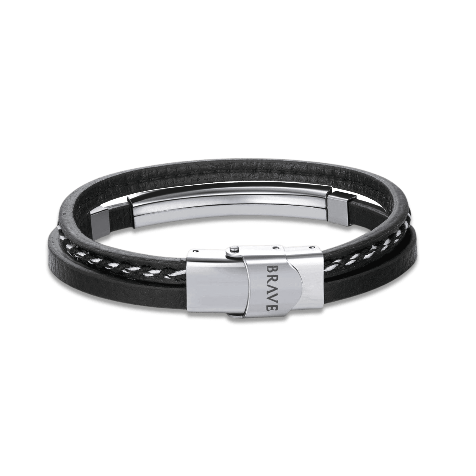 Lord BRAVE Men's Bracelet - Personalized - Milas Jewels Shop