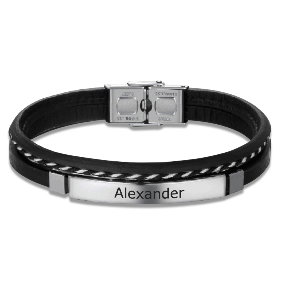 Lord BRAVE Men's Bracelet - Personalized - Milas Jewels Shop