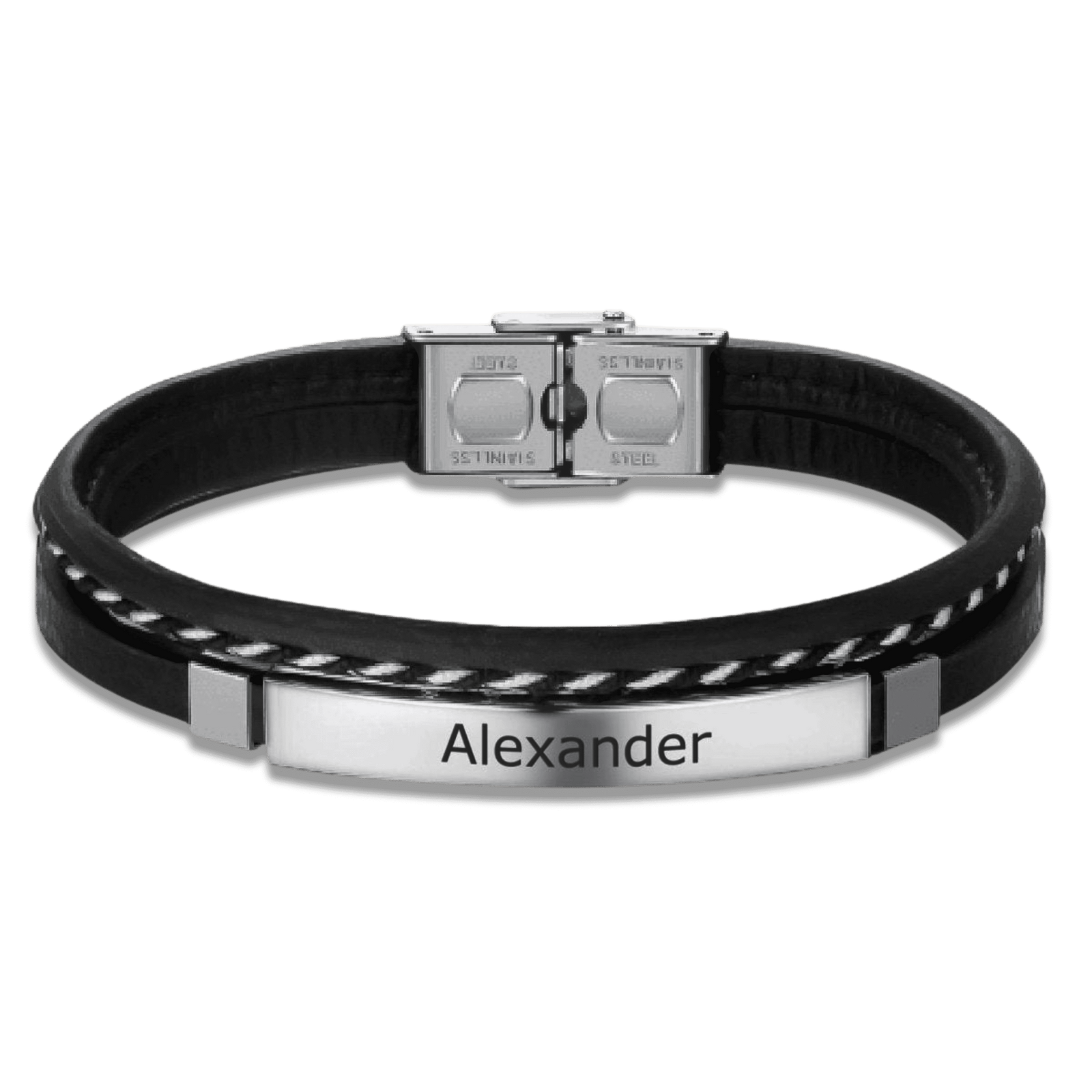 Lord BRAVE Men's Bracelet - Personalized - Milas Jewels Shop