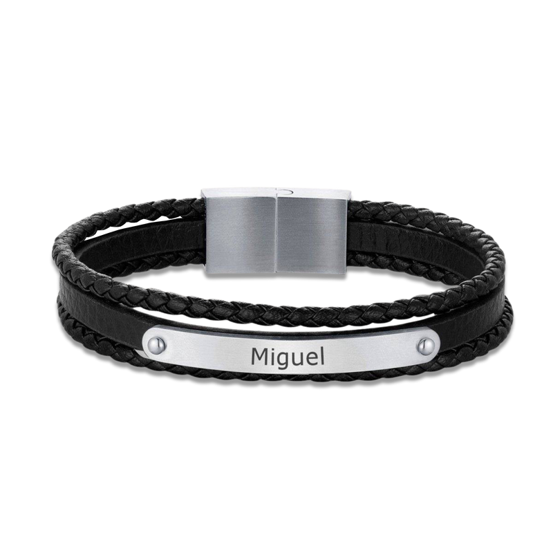 Rebel BRAVE Men's Bracelet - Personalized - Milas Jewels Shop