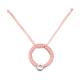 Pink Macramé Bracelet - Personalized