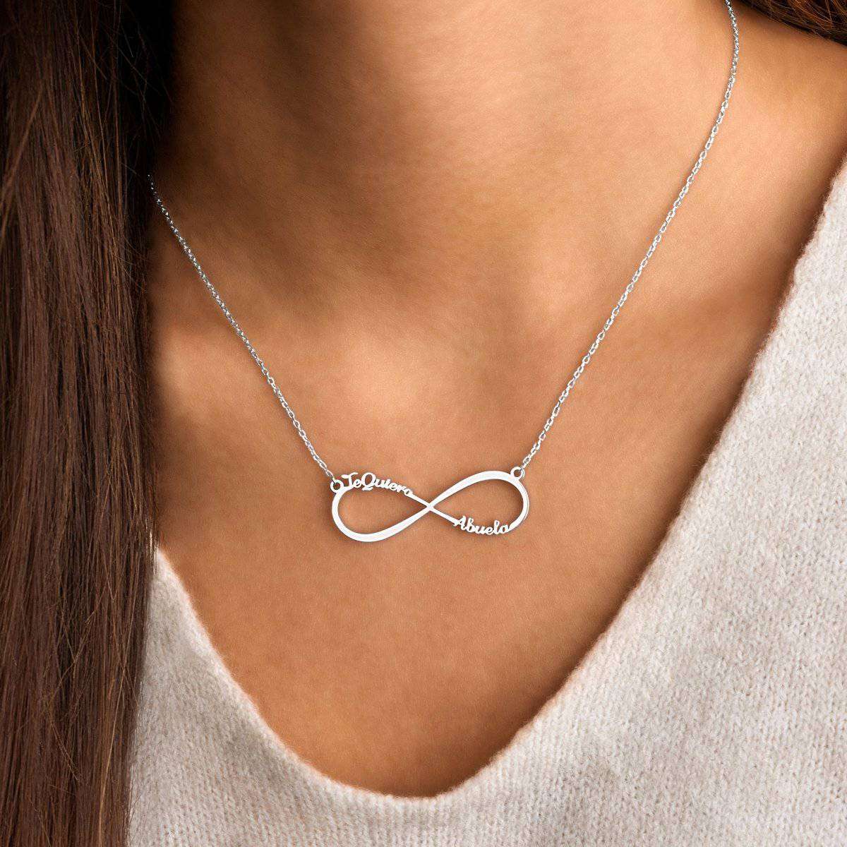 Infinite Necklace - Personalized - Milas Jewels Shop