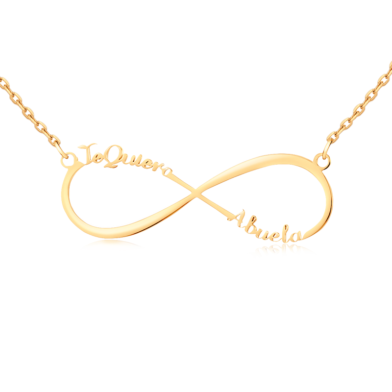 Infinite Necklace - Personalized - Milas Jewels Shop