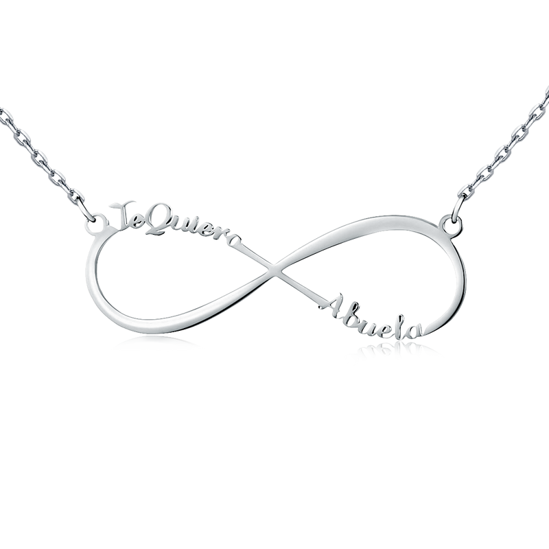 Infinite Necklace - Personalized - Milas Jewels Shop