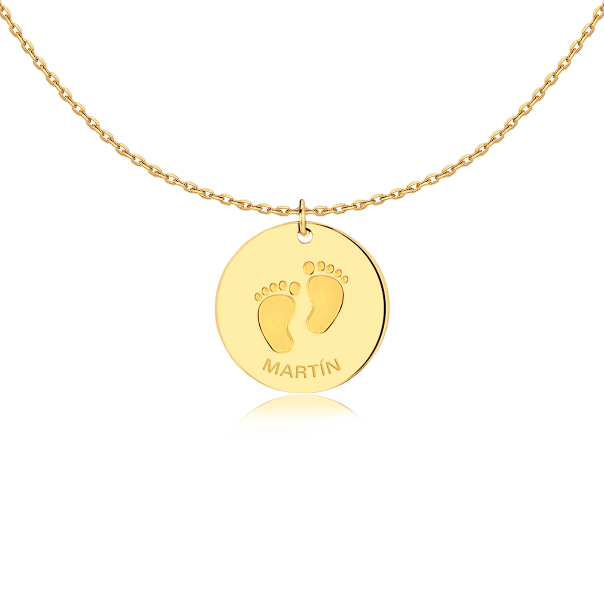 Footsteps Necklace - Personalized - Milas Jewels Shop