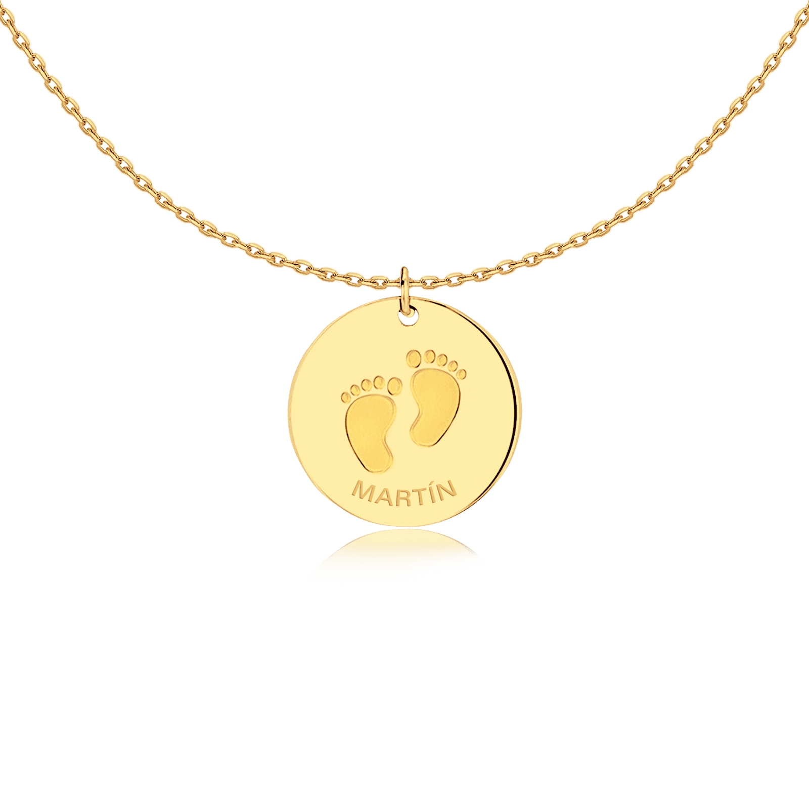 Footsteps Necklace - Personalized - Milas Jewels Shop