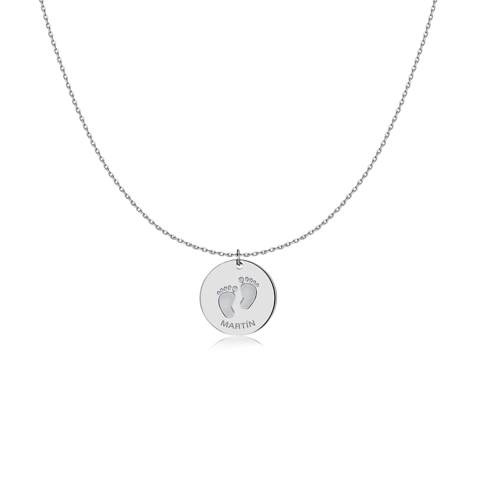 Footsteps Necklace - Personalized - Milas Jewels Shop