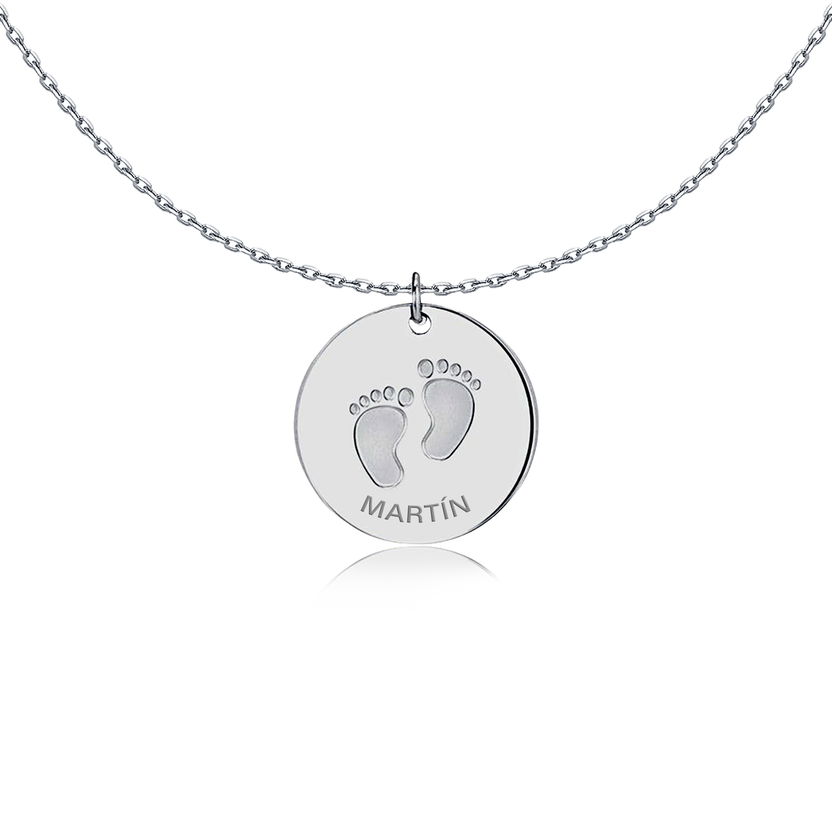 Footsteps Necklace - Personalized - Milas Jewels Shop