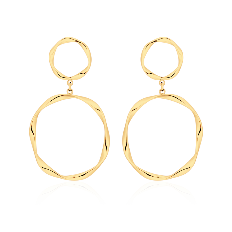 Hanging Hoops Earrings - Milas Jewels Shop