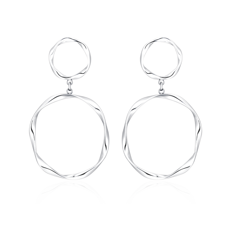 Hanging Hoops Earrings - Milas Jewels Shop