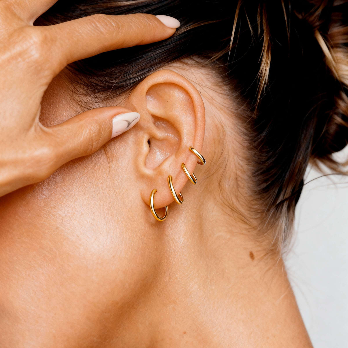 Simple Hoops Earrings - Milas Jewels Shop