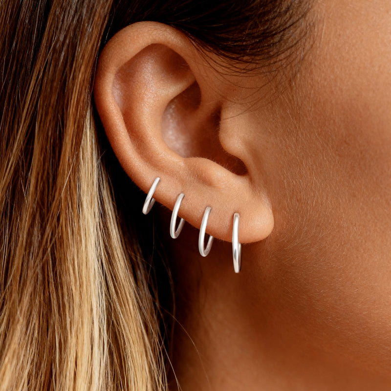 Simple Hoops Earrings - Milas Jewels Shop
