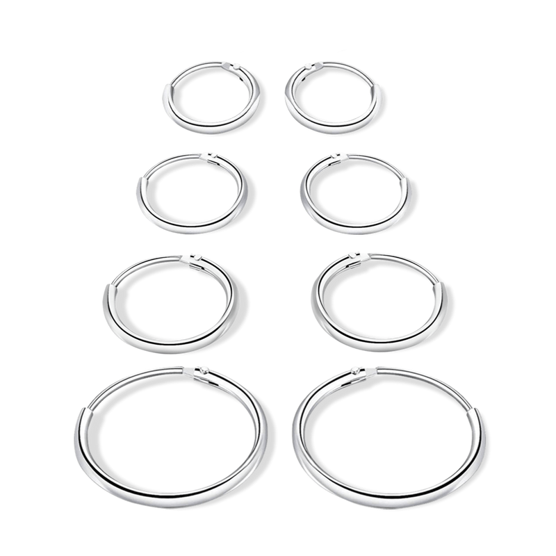 Simple Hoops Earrings - Milas Jewels Shop