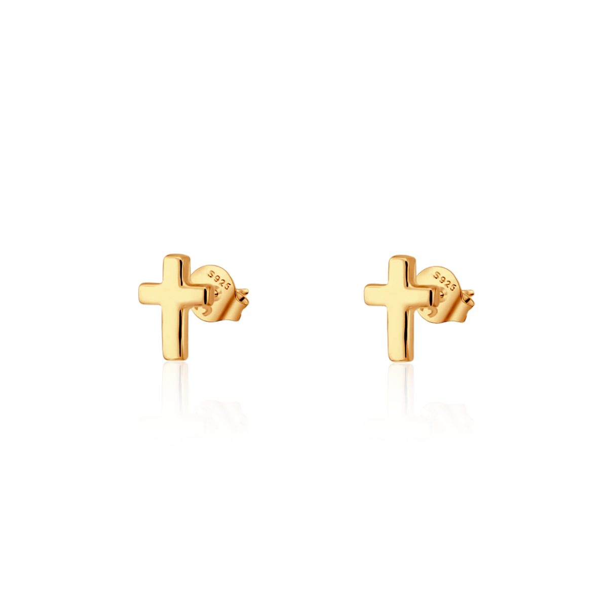 Cross Mini Earrings - Milas Jewels Shop