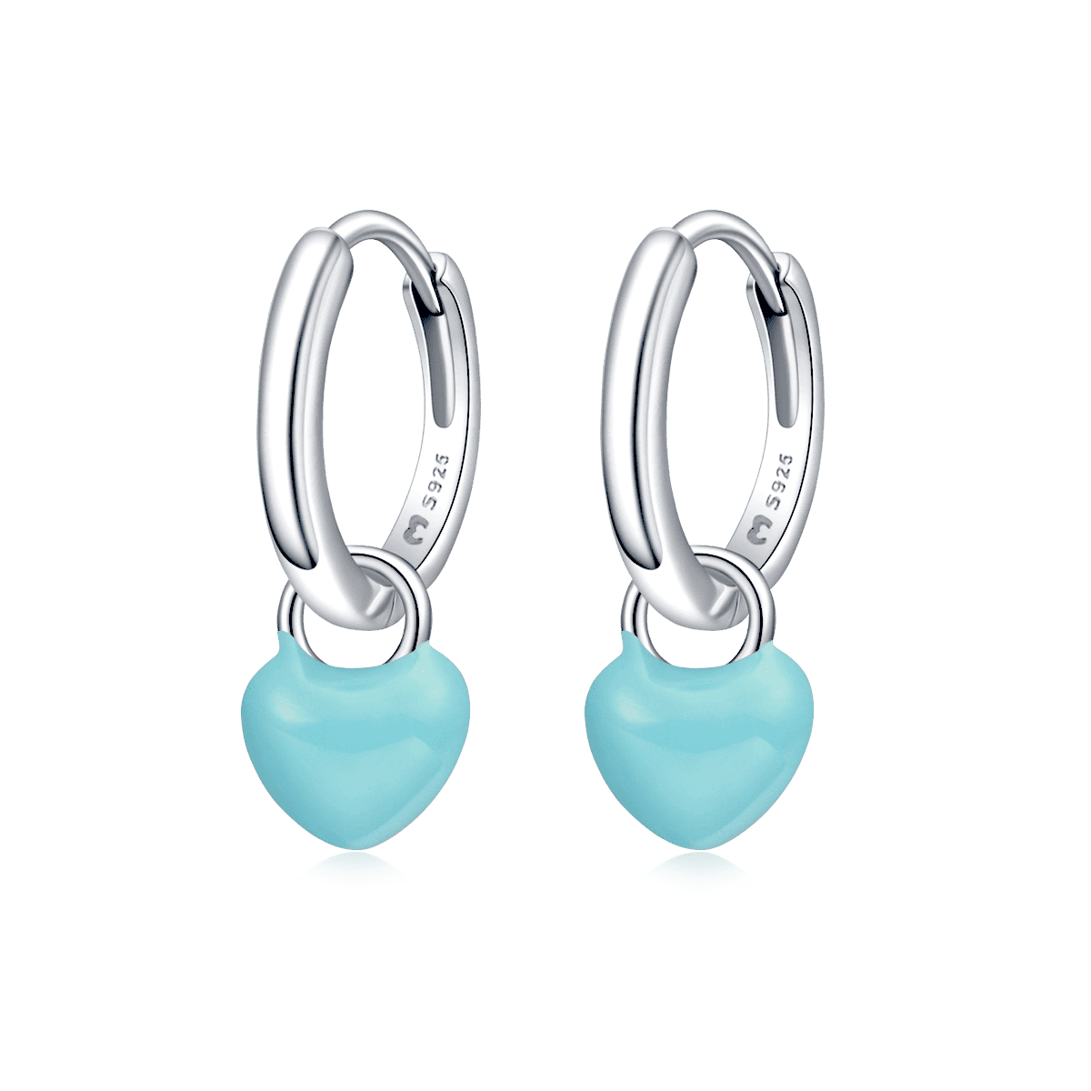 Heart Ring Hoops Earrings - Milas Jewels Shop