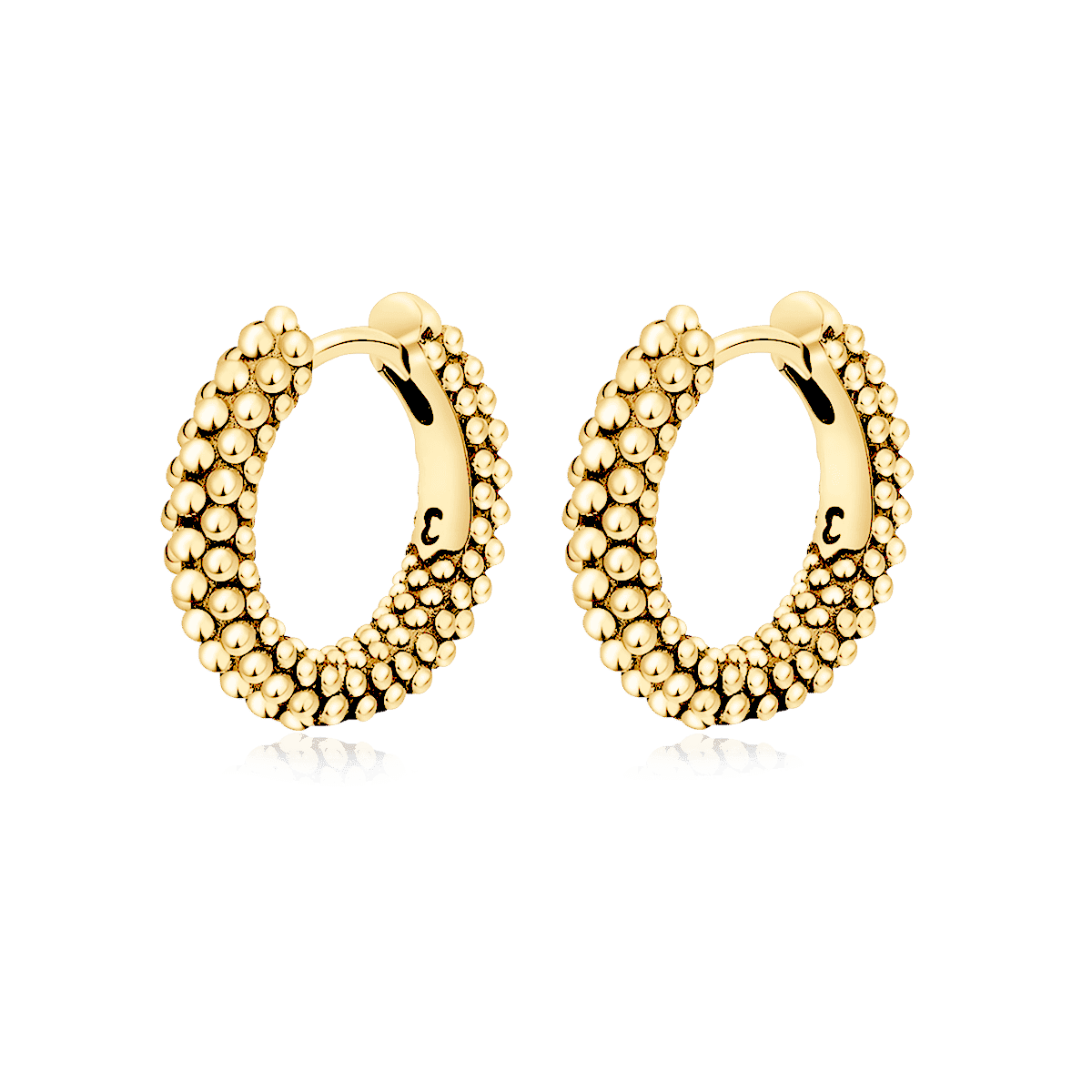 Ball Ring Hoop Earrings