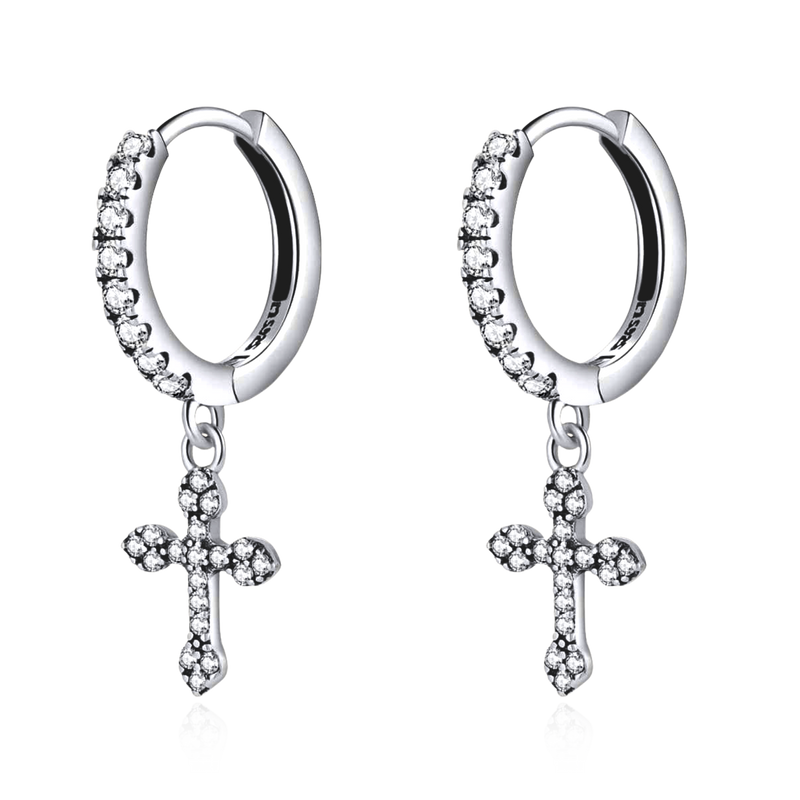 Gothic Cross Earrings - Milas Jewels Shop