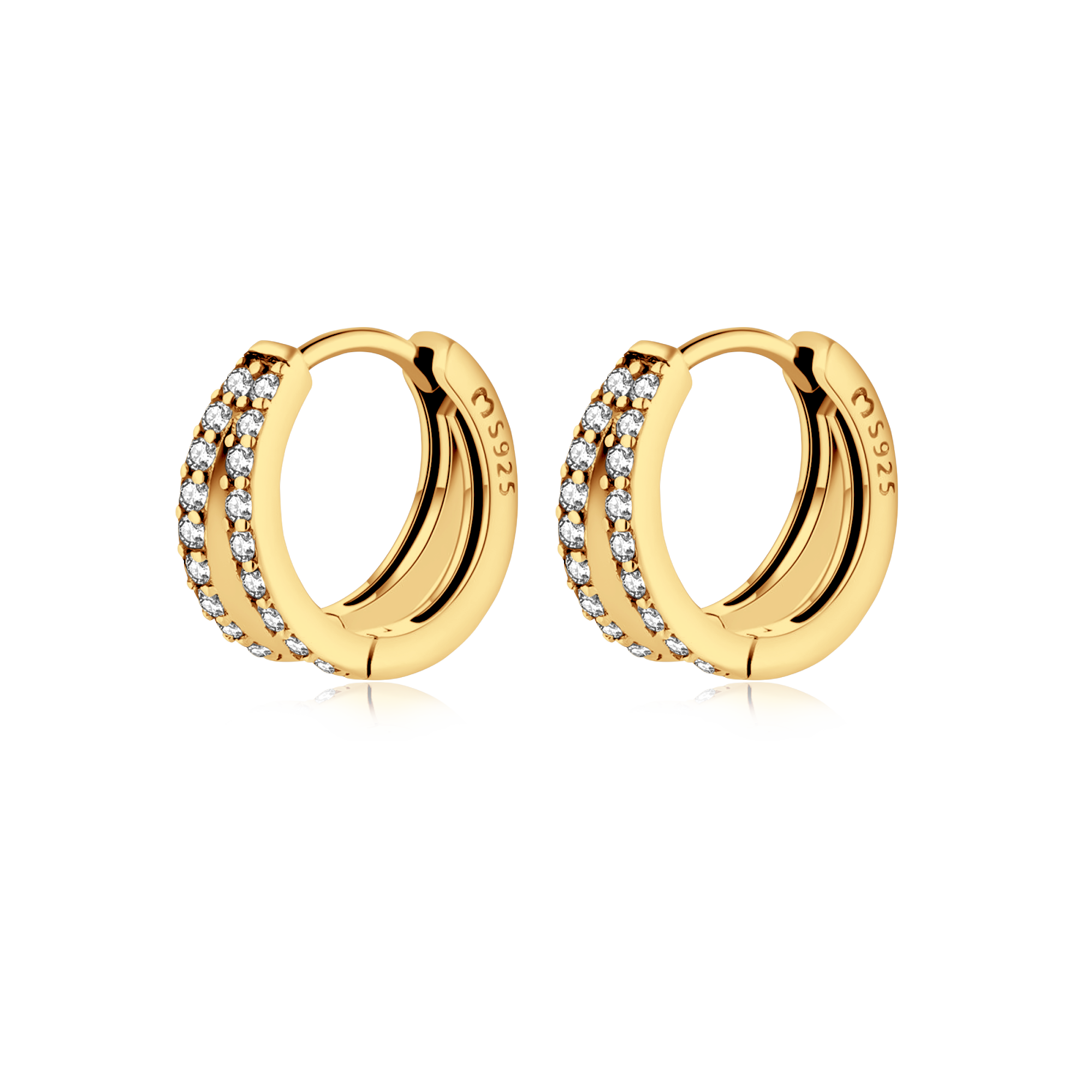 Luminous Hoop Rings Earrings