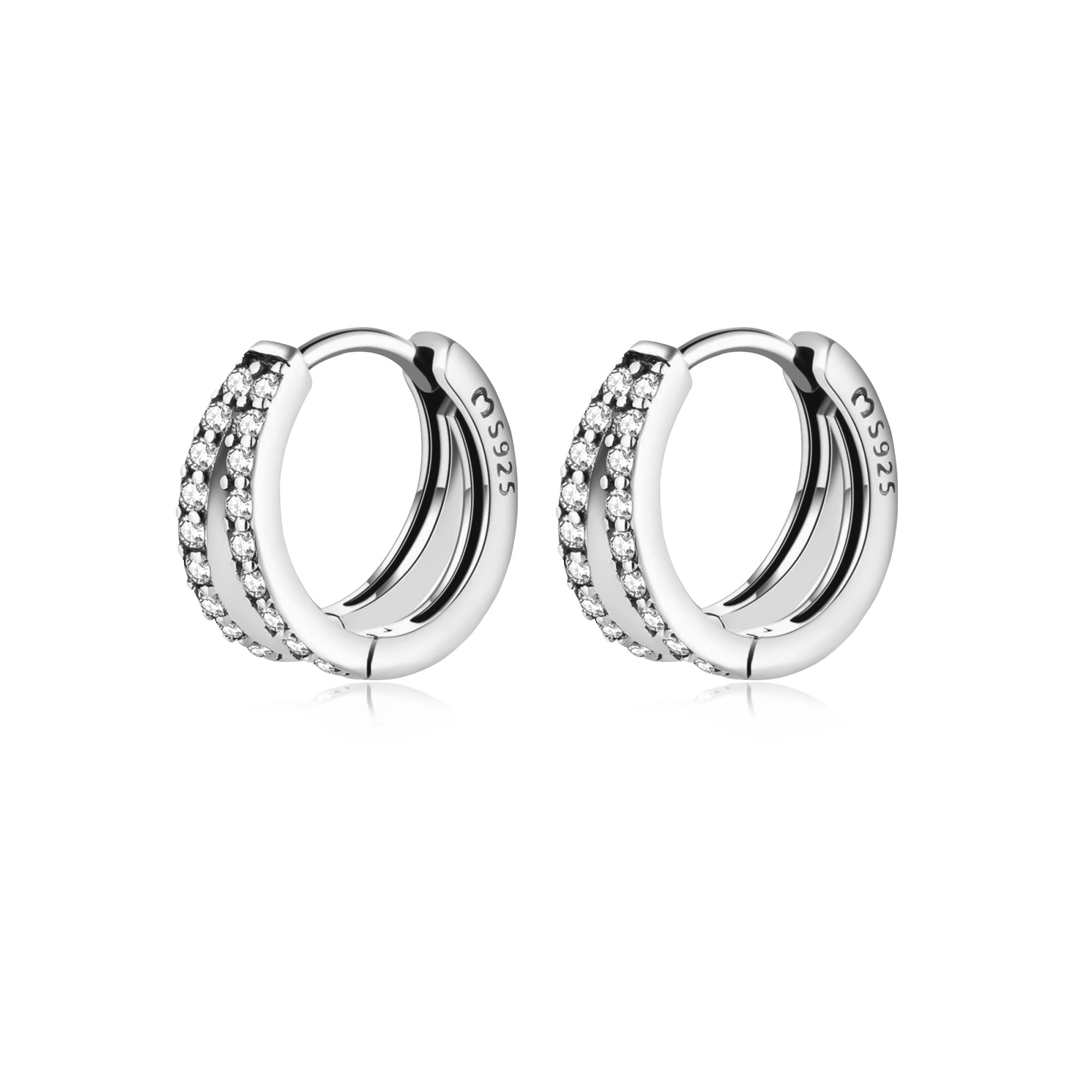 Luminous Hoop Rings Earrings