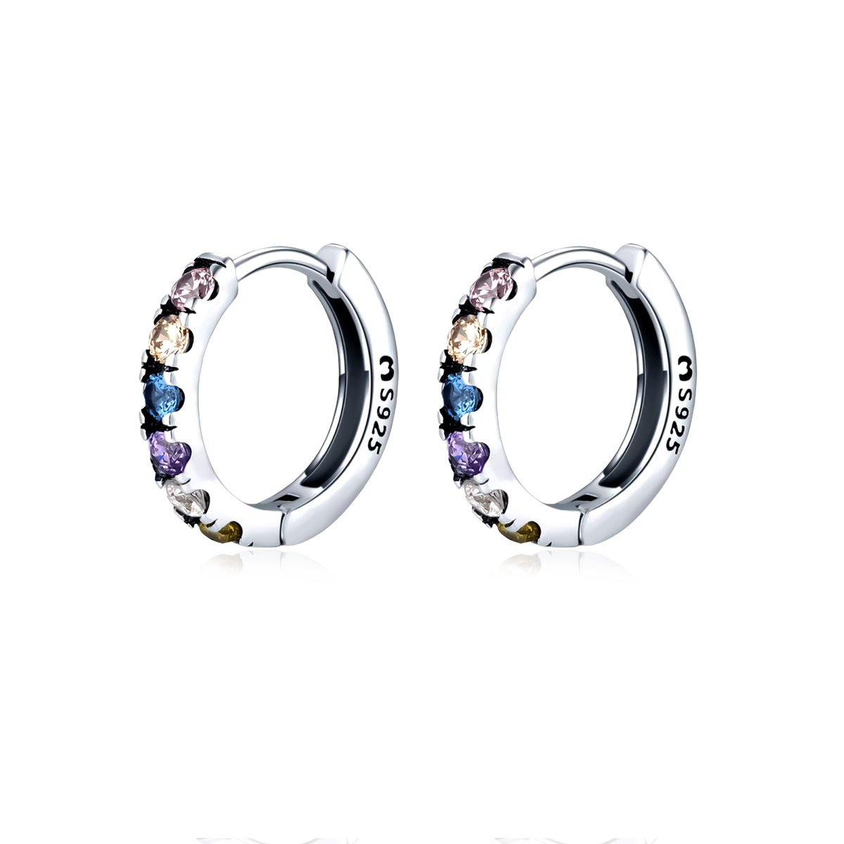 Colorful Zircons Earrings - Milas Jewels Shop