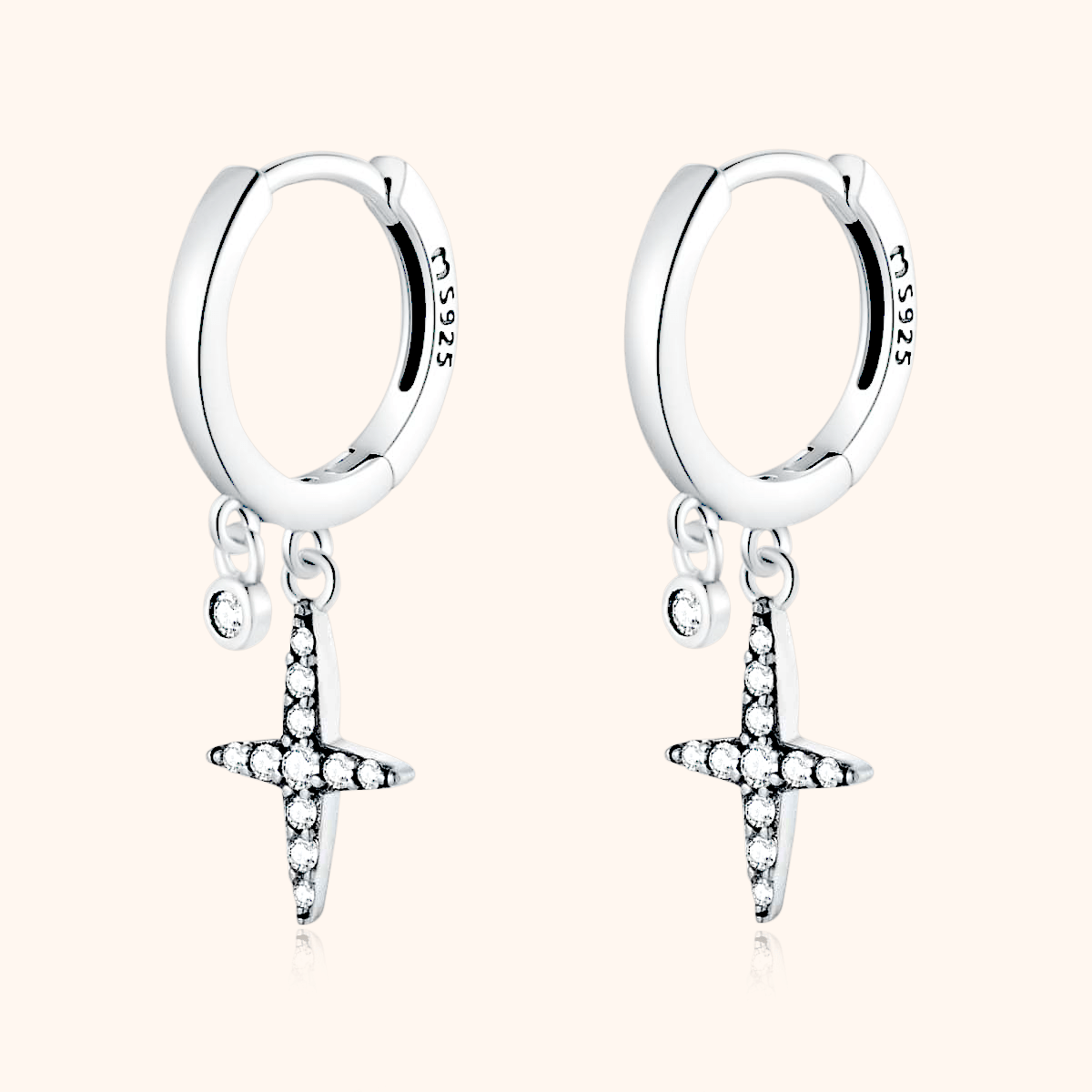 Bright Cross Earrings - Milas Jewels Shop