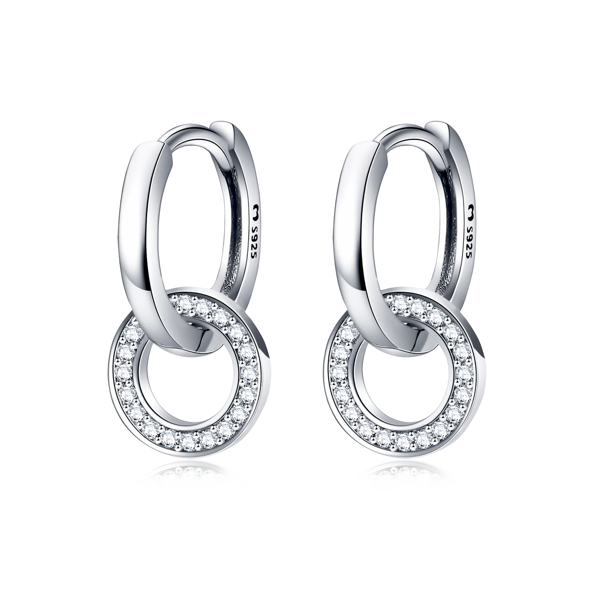 Interlocking Hoops Earrings