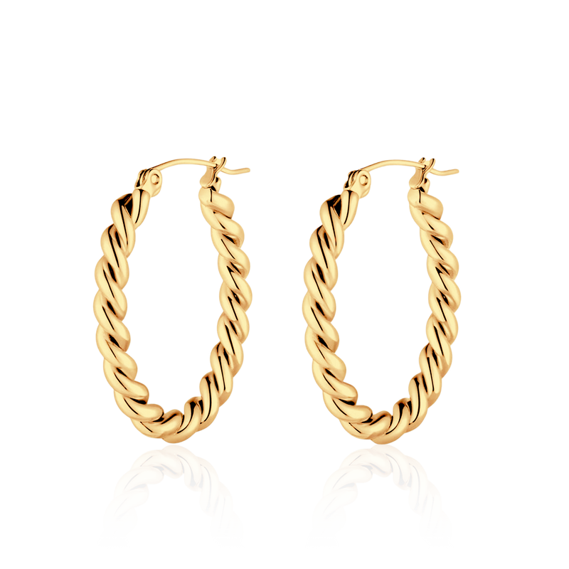 Screwing Earrings - Milas Jewels Shop