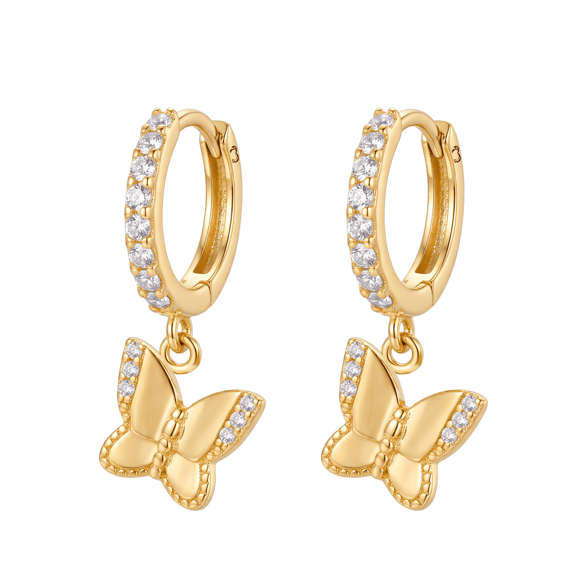 Illuminated Butterfly Earrings