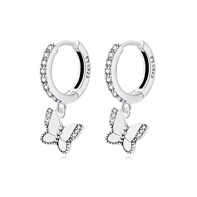 Illuminated Butterfly Earrings - Milas Jewels Shop