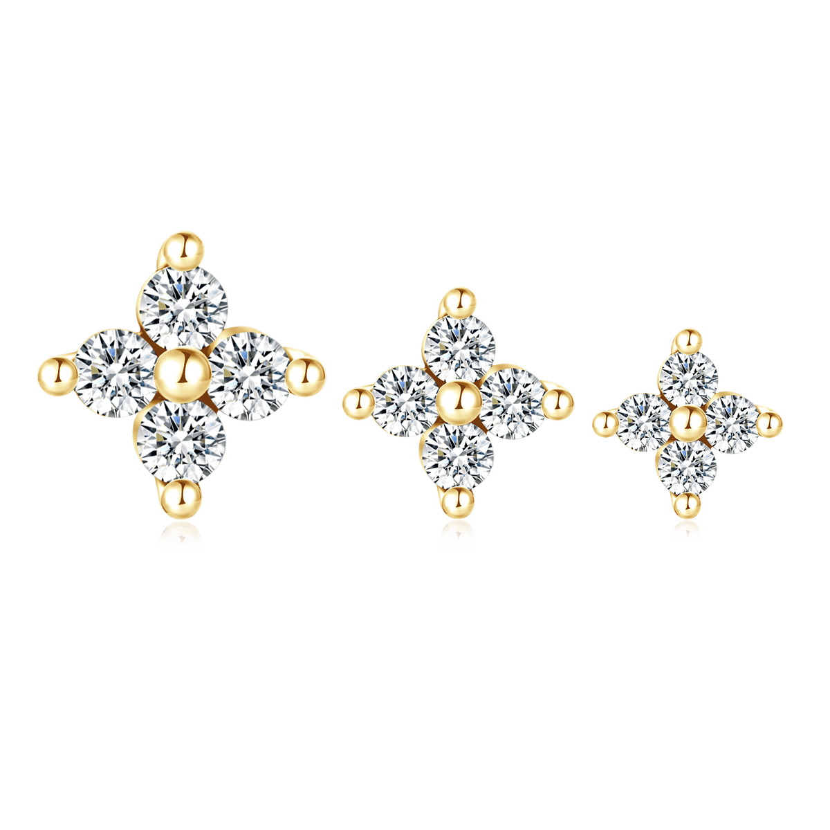 Butterflies Stars Earrings - Milas Jewels Shop