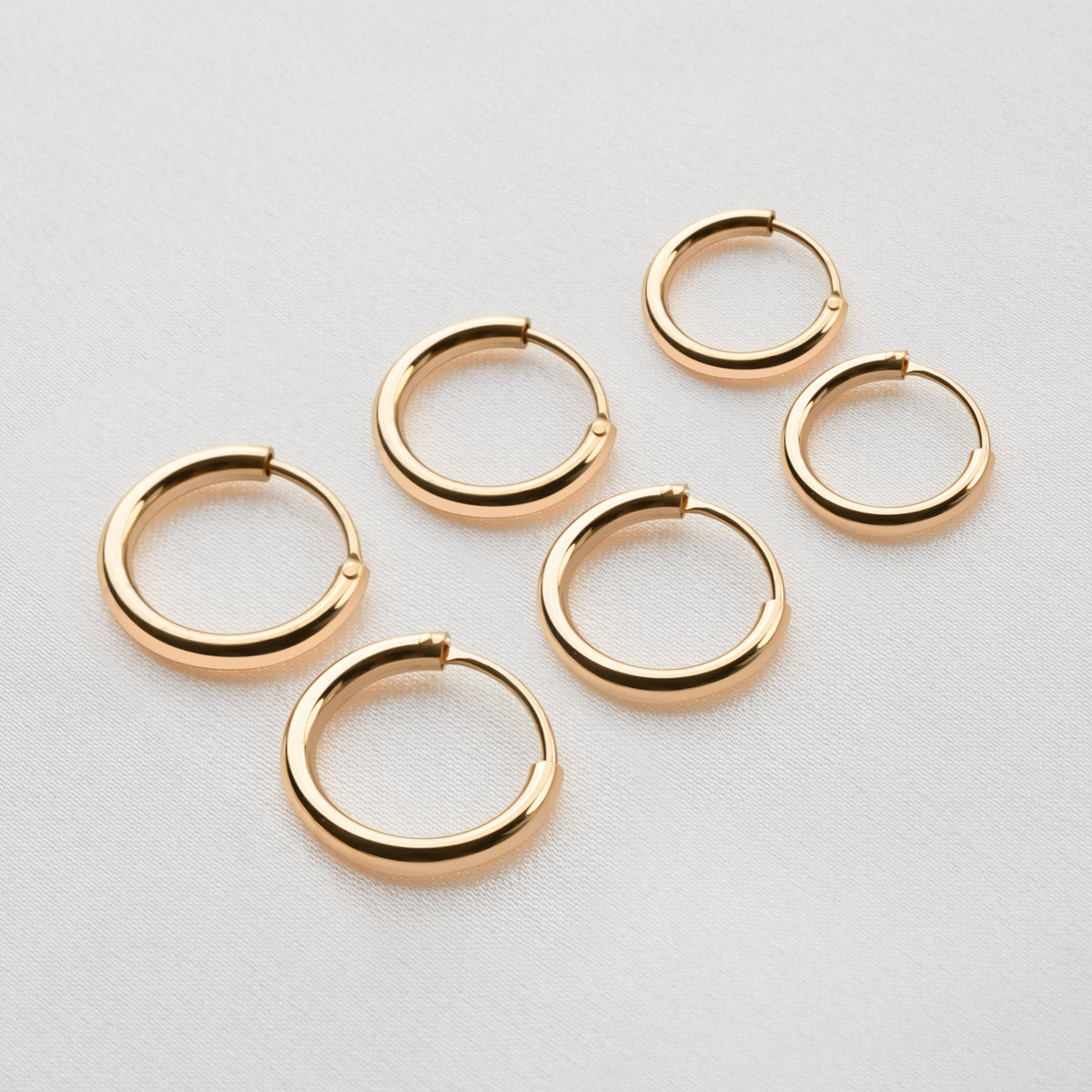 Silver Rounda Earrings - Milas Jewels Shop