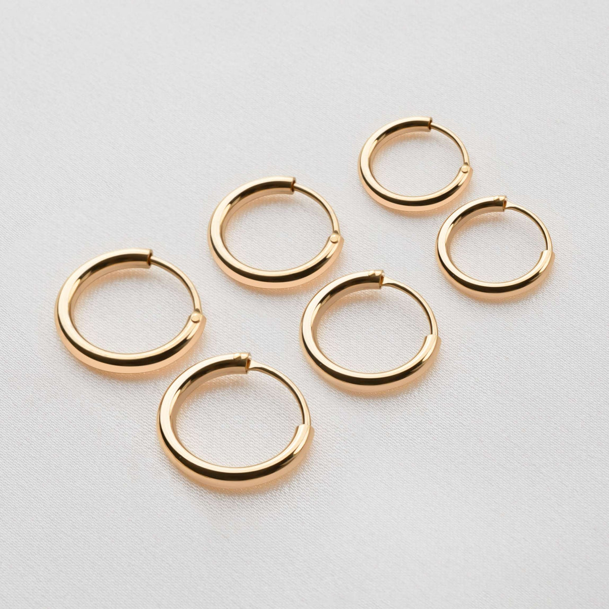 Silver Rounda Earrings - Milas Jewels Shop