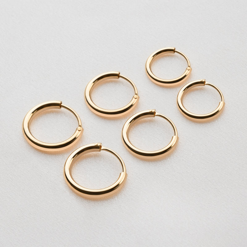 Silver Rounda Earrings - Milas Jewels Shop