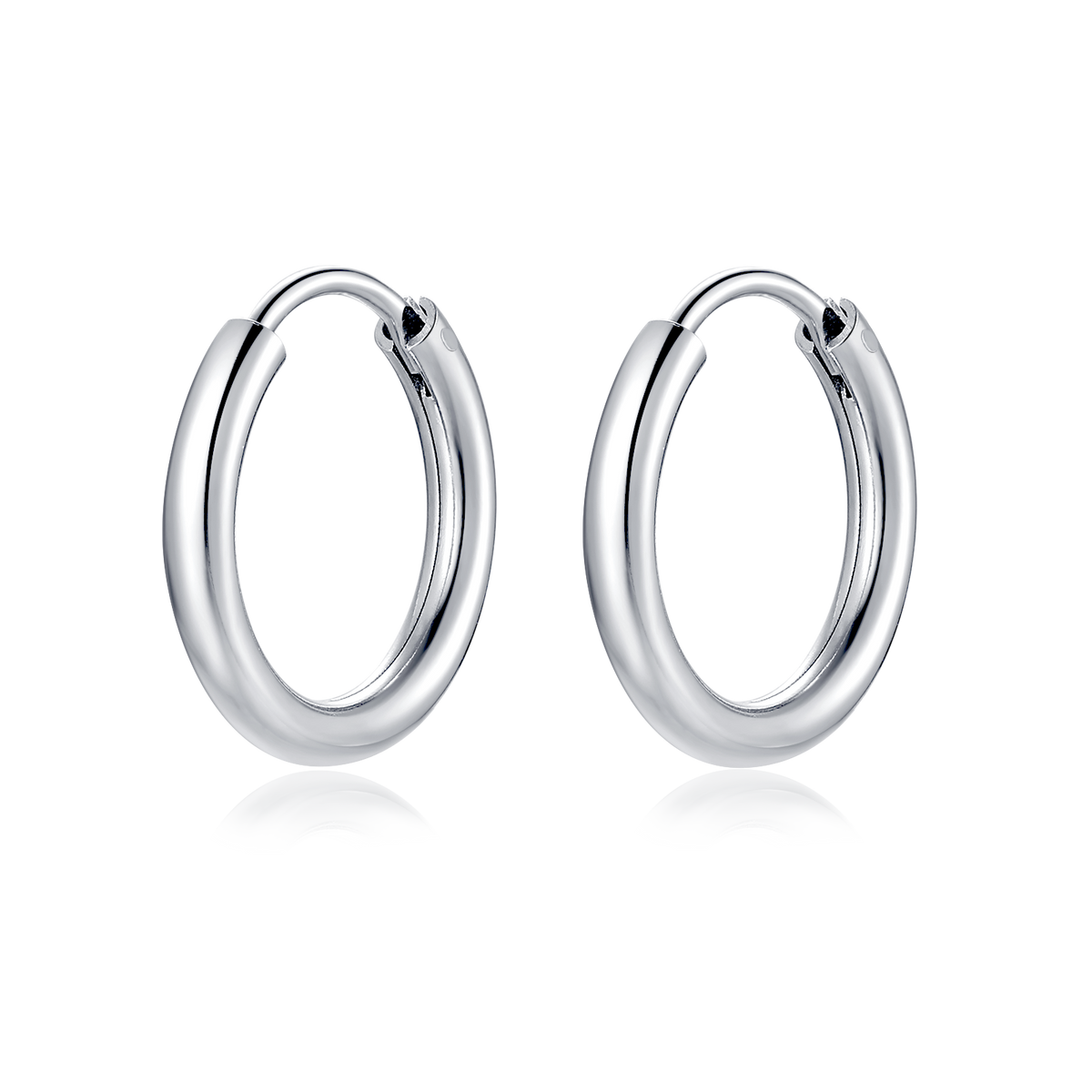 Silver Rounda Earrings - Milas Jewels Shop