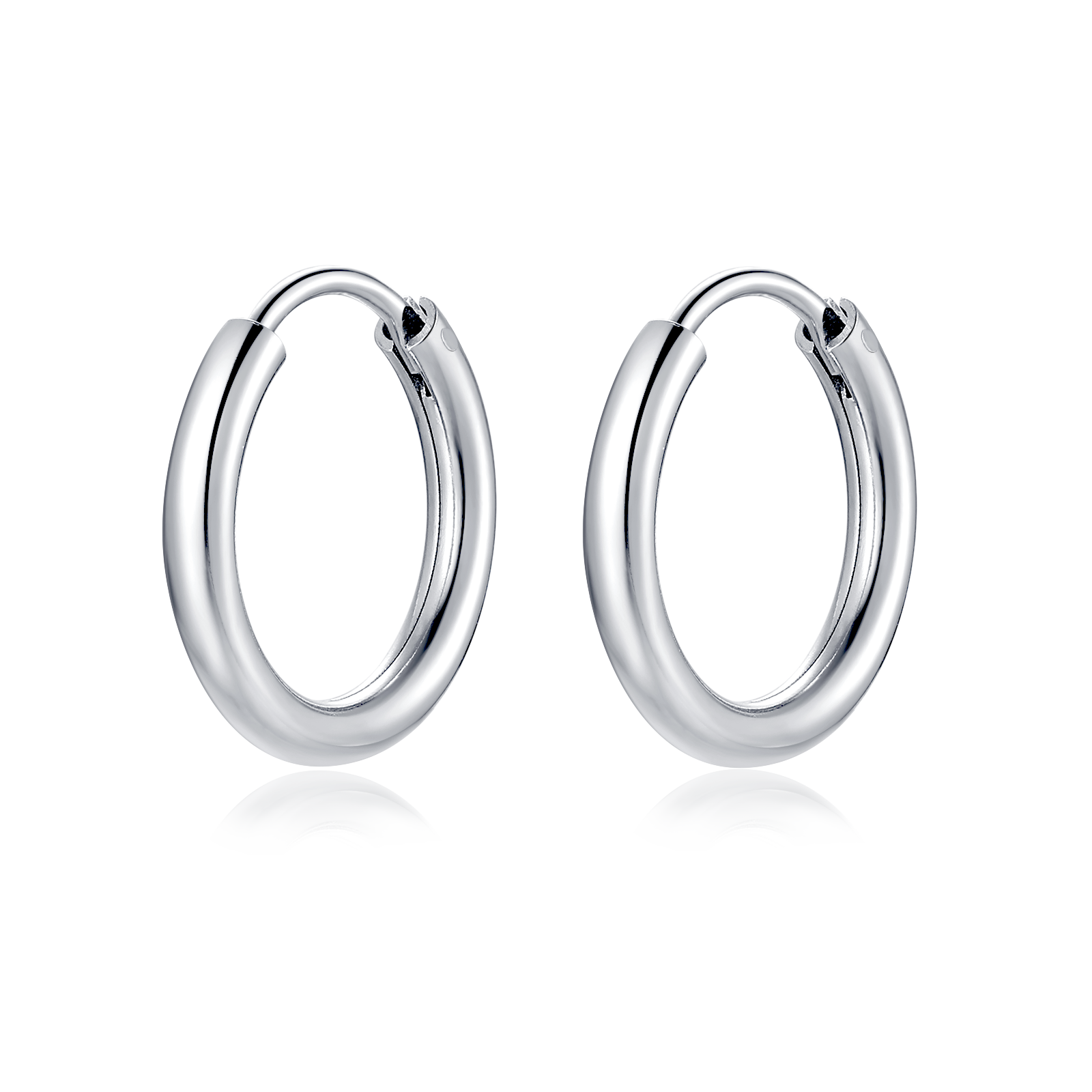 Silver Rounda Earrings - Milas Jewels Shop