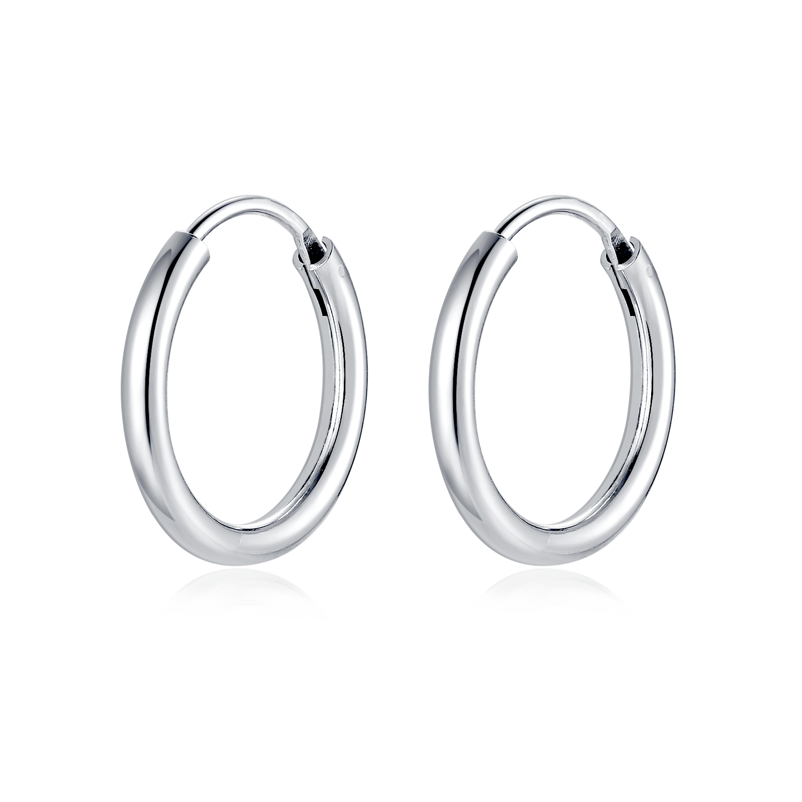 Silver Rounda Earrings - Milas Jewels Shop