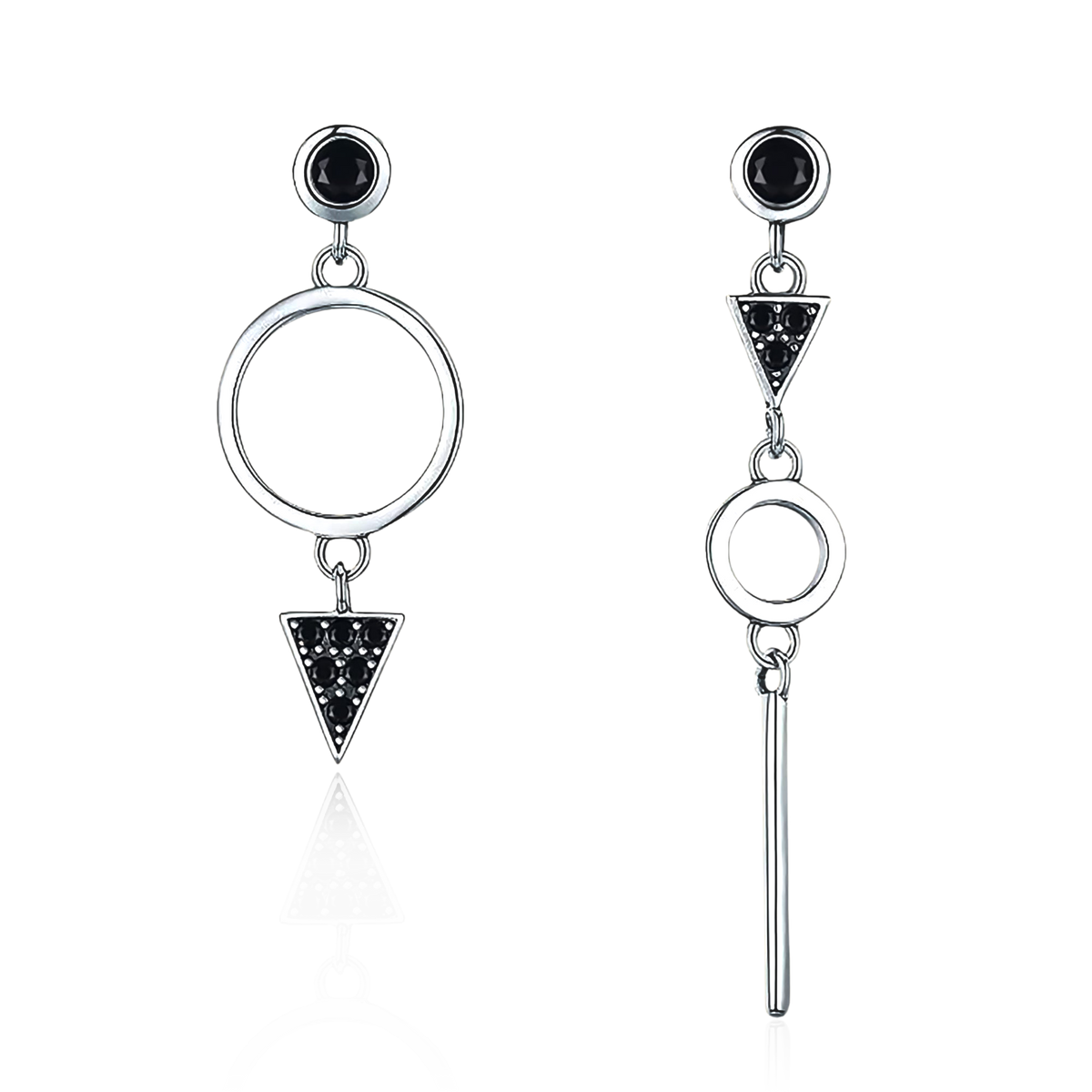 Black Spinel Earrings - Milas Jewels Shop