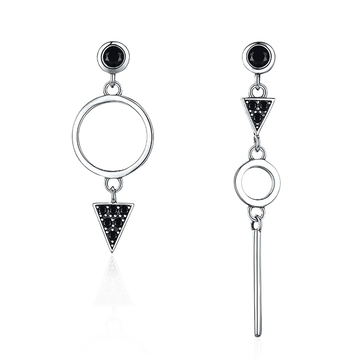 Black Spinel Earrings - Milas Jewels Shop