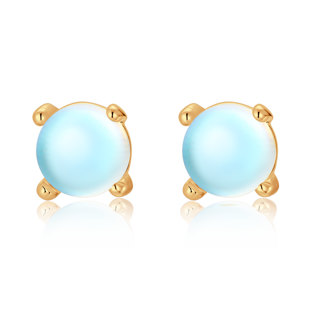 Blue Orbs Earrings