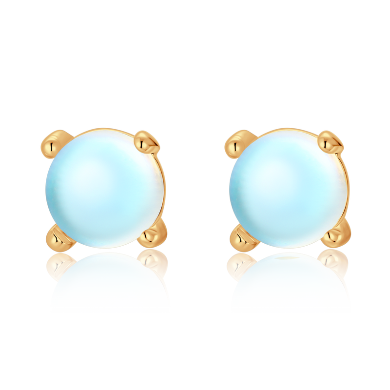 Blue Orbs Earrings