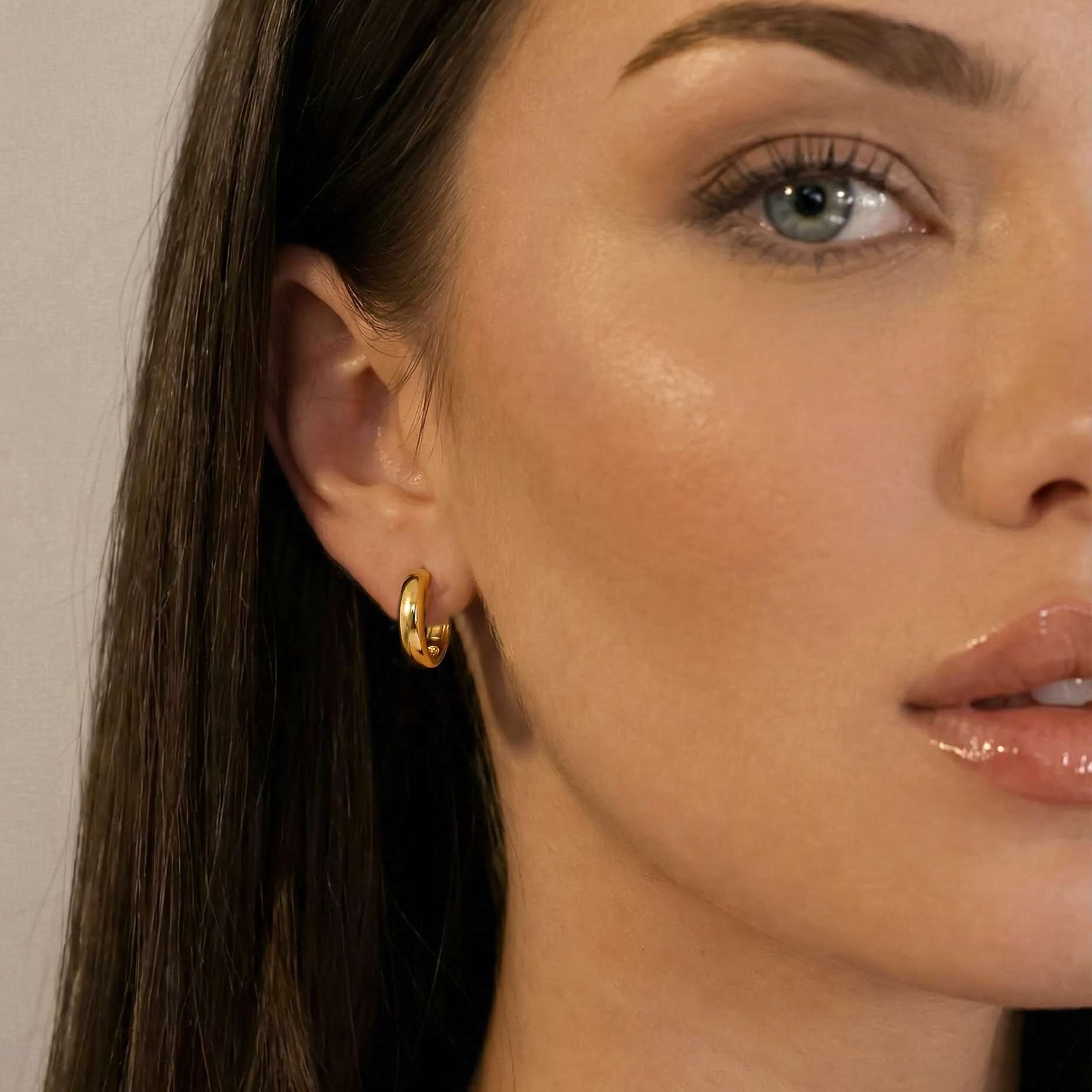 Closed Hoop Earrings