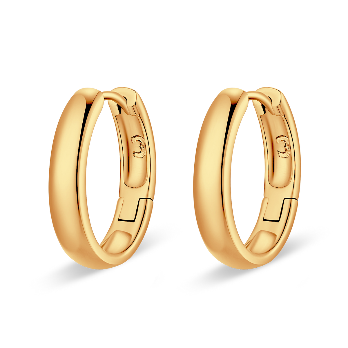 Closed Hoop Earrings