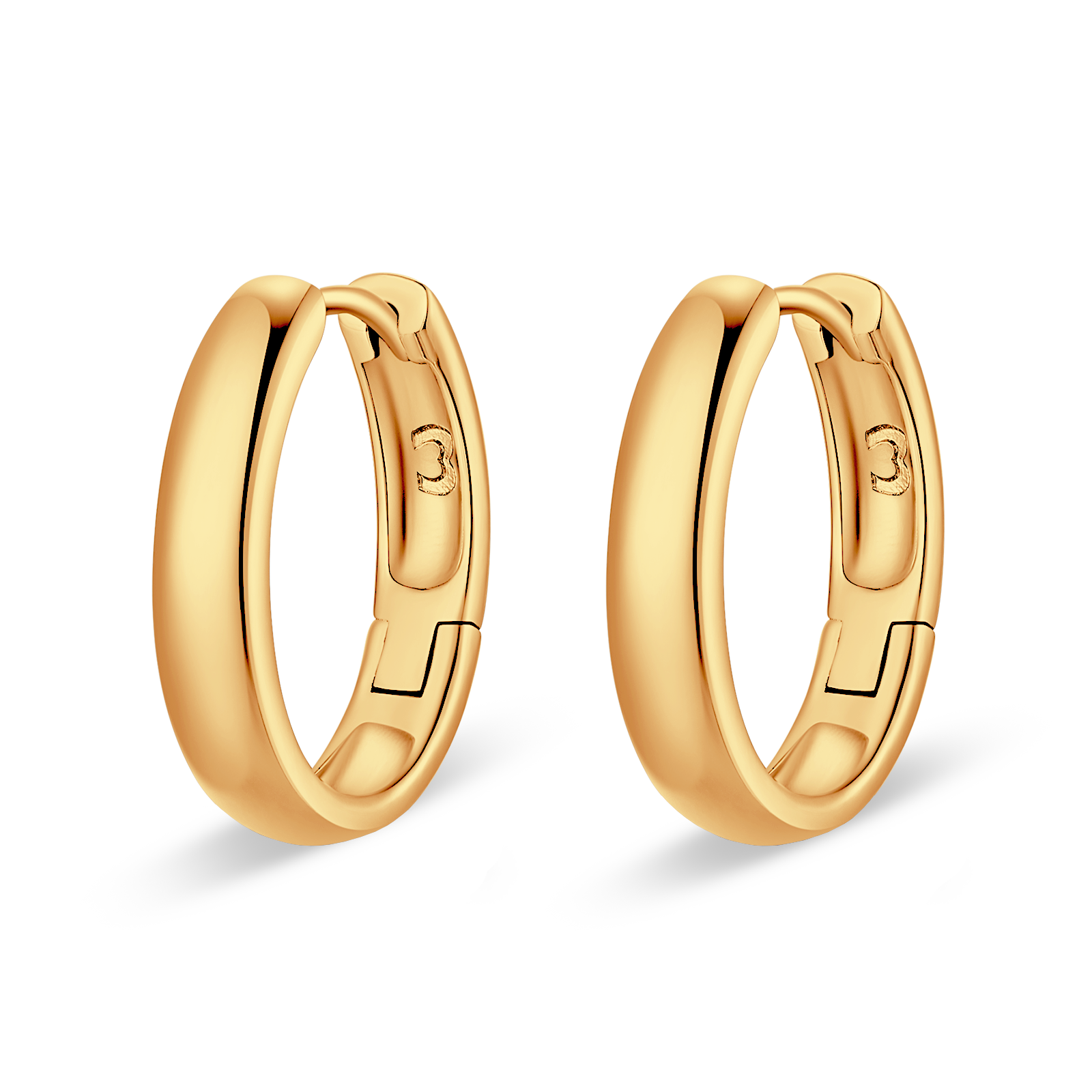 Closed Hoop Earrings