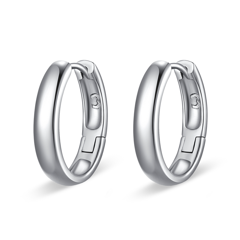 Closed Hoop Earrings