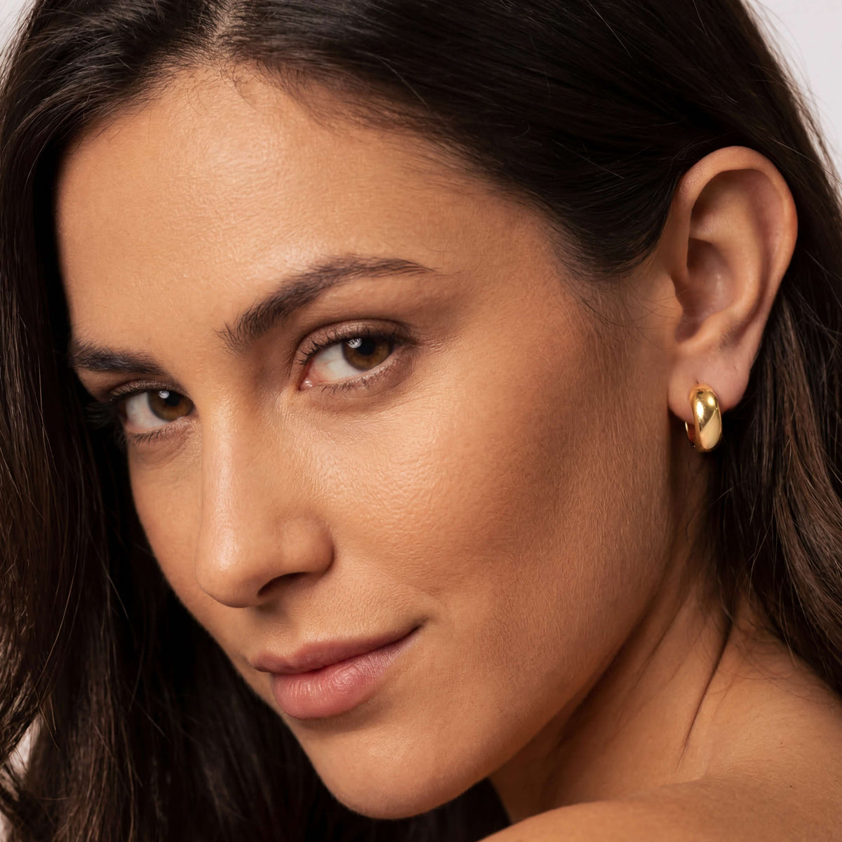 Rounded Hoop Earrings