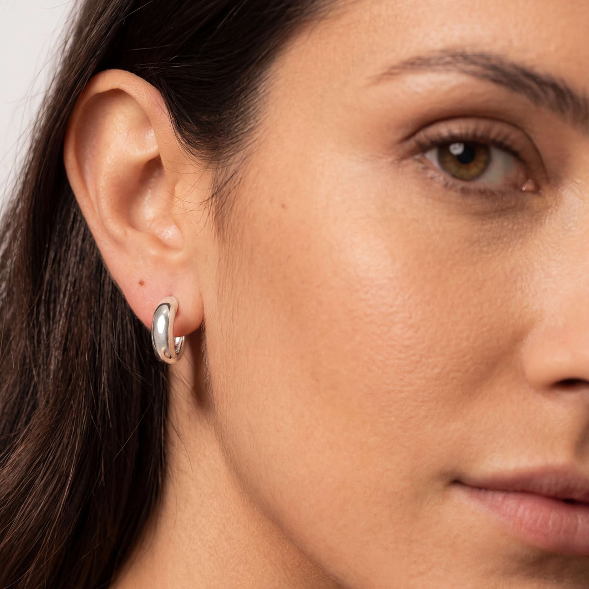 Rounded Hoop Earrings